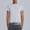 Gestreiftes „Mist“-T-Shirt
