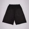 Gewaschene schwarze „Monster“ Jogger-Baggy-Shorts