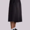 Gewaschene schwarze „Monster“ Jogger-Baggy-Shorts