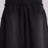 Gewaschene schwarze „Monster“ Jogger-Baggy-Shorts