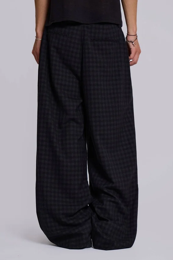 Goliath-Anzughose im Gingham-Muster