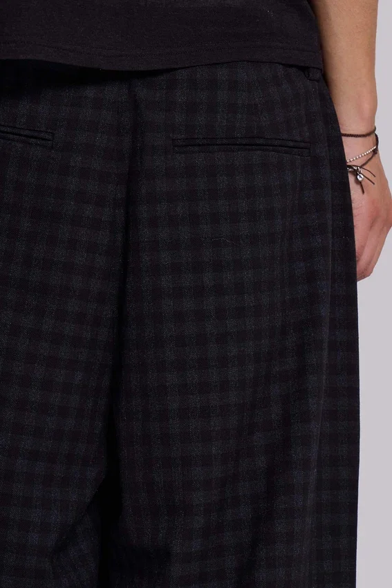 Goliath-Anzughose im Gingham-Muster