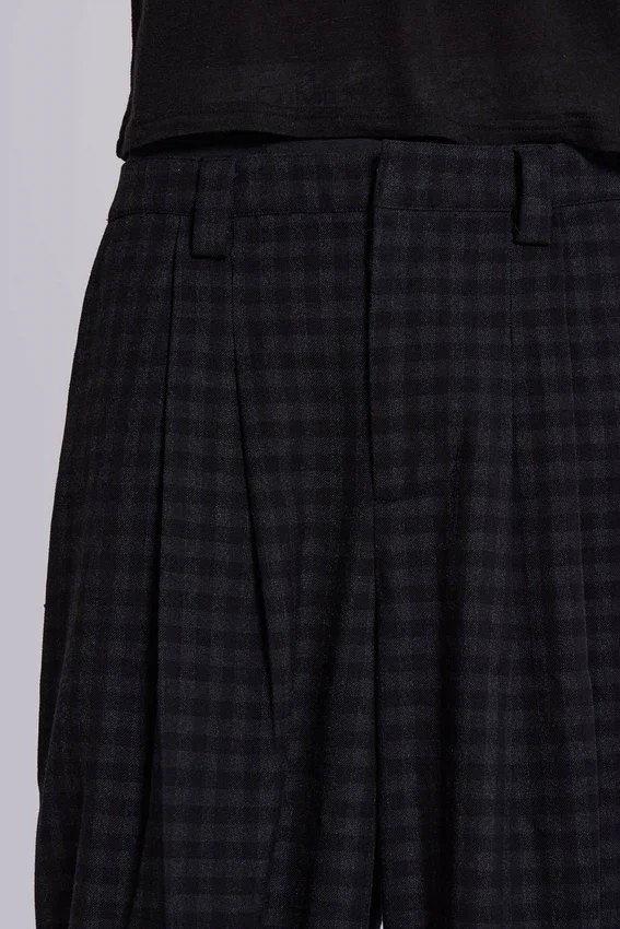 Goliath-Anzughose im Gingham-Muster