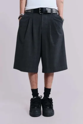 Goliath Shorts mit dunklem Karomuster