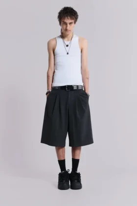 Goliath Shorts mit dunklem Karomuster