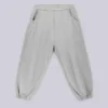 Grau melierte, baggy Monster Joggers mit Umschlag