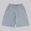 Grau melierte Waffel-Monster-Jogging-Shorts