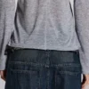 Grau melierter „Mist“-Hoodie