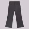 Graue Anzughose mit gestuftem Bootcut