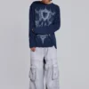 Graue „Decoy“-Cargohosen im Washed-Look