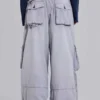 Graue „Decoy“-Cargohosen im Washed-Look