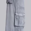 Graue „Decoy“-Cargohosen im Washed-Look