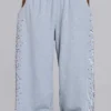 Graue, melierte „Hardcore Jewel Monster Joggers“