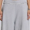Graue, melierte, weite „Monster Joggers“