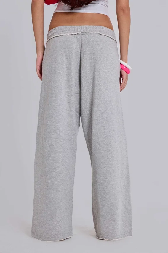 Graue, melierte, weite „Monster Joggers“