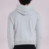Grauer melierter „Military Monster“-Hoodie