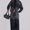 Grauer, sportlicher, weiter Monster Hoodie