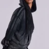 Grauer, sportlicher, weiter Monster Hoodie