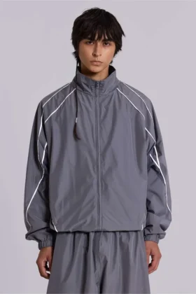 Graues „Vapor“-Oberteil