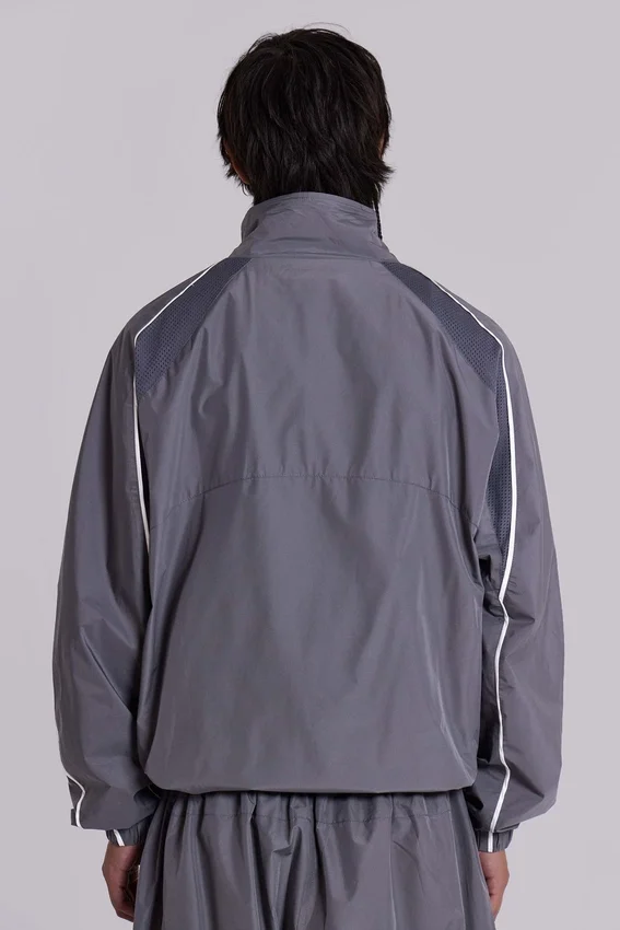 Graues „Vapor“-Oberteil