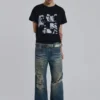 Gun Girl Kurzarm-T-Shirt