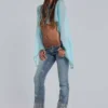 Lunet Cape-Top mit Nieten