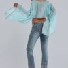 Lunet Cape-Top mit Nieten