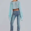 Lunet Cape-Top mit Nieten