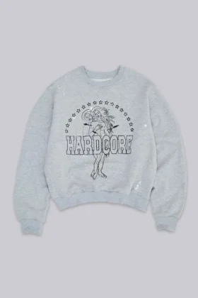Hardcore Sweatshirt mit Rundhalsausschnitt