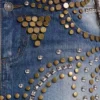 Hena-Minirock aus Denim mit Nieten
