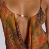 Hina rückenfreies Minikleid mit Perlenbesatz