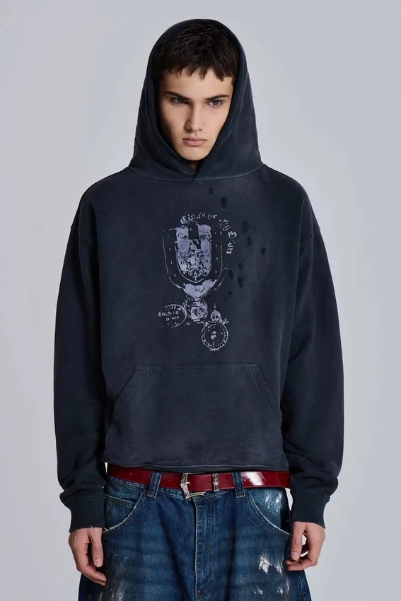 Hoodie mit Emblem