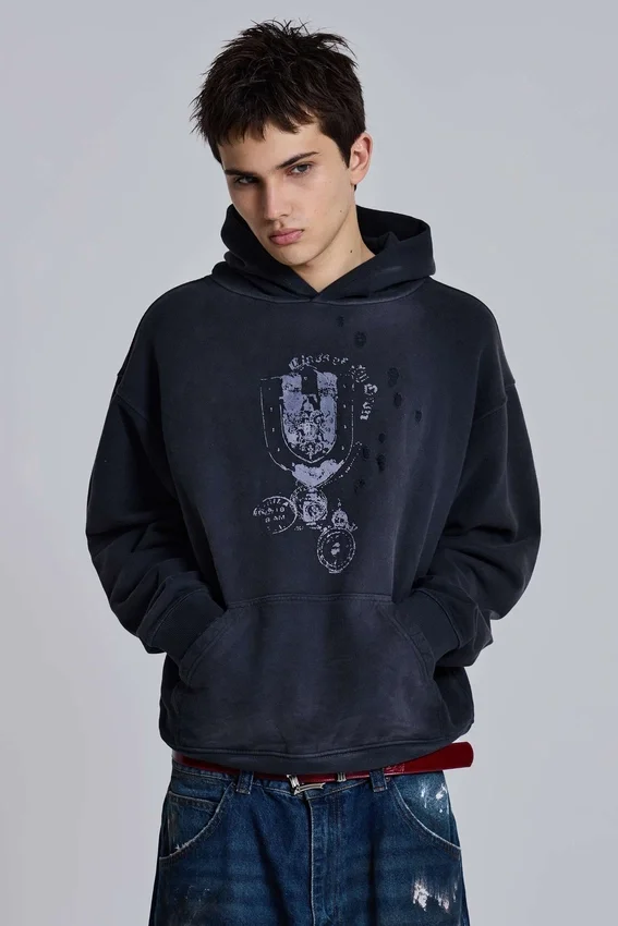 Hoodie mit Emblem