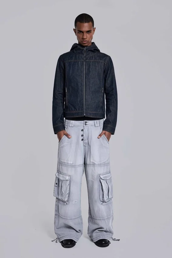 Indigo Bedrock Jeansjacke