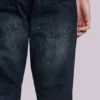Indigo Creased Drift Bootcut-Jeans