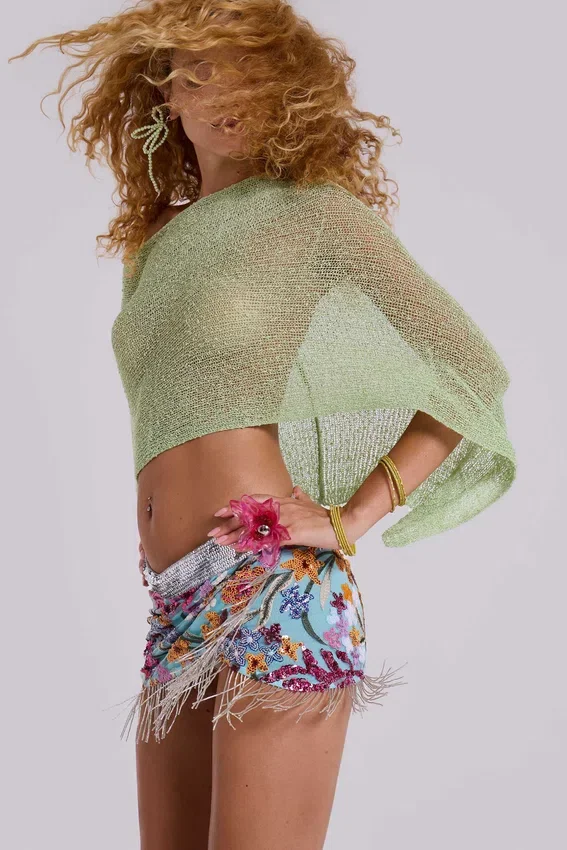 Infinity Multiway-Cape in Kiwi