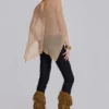 Infinity Multiway-Strickcape in Sand