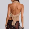 Infinity Multiway-Strickcape in Sand