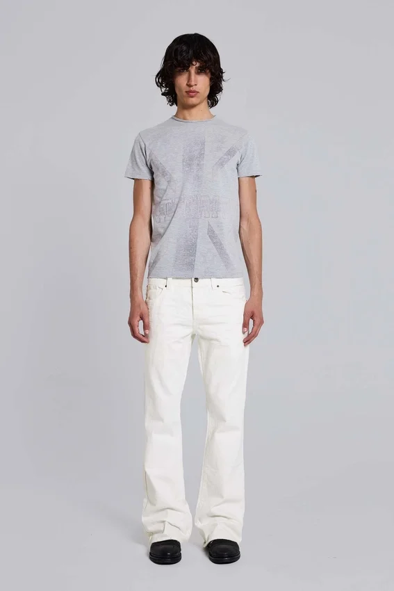 Ecru Jude Bootcut-Jeans