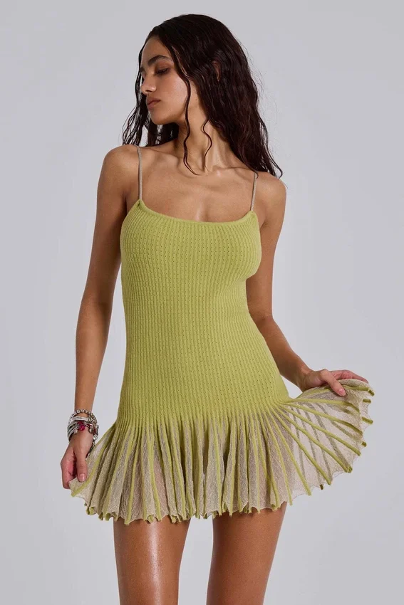 Isen Strick-Minikleid