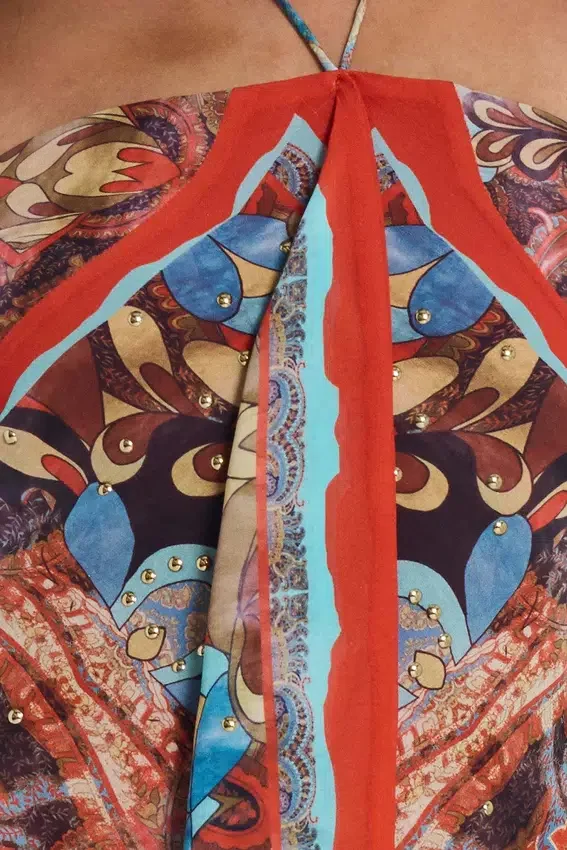Ixia Chiffon-Bandana-Schal-Kleid