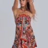 Ixia Chiffon-Bandana-Schal-Kleid