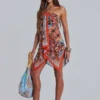 Ixia Chiffon-Bandana-Schal-Kleid