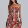 Ixia Chiffon-Bandana-Schal-Kleid