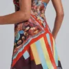 Ixia Chiffon-Bandana-Schal-Kleid