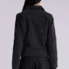 Jeansjacke mit Nieten
