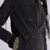 Jeansjacke mit Nieten