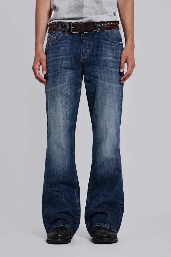 Jude Bootcut-Jeans in Vintage-Waschung