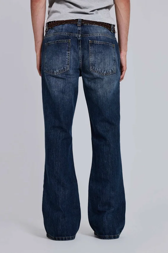 Jude Bootcut-Jeans in Vintage-Waschung