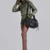 Khaki-farbene Mercury-Jacke